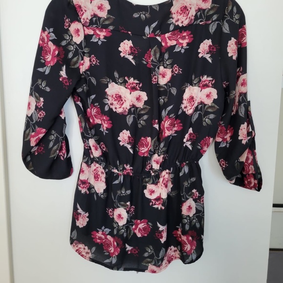 Flower Pattern Midi Dress - Picture 2 of 4